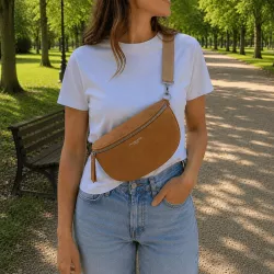 Sac banane femme synthétique multi-poches | Grossiste Référence Mode