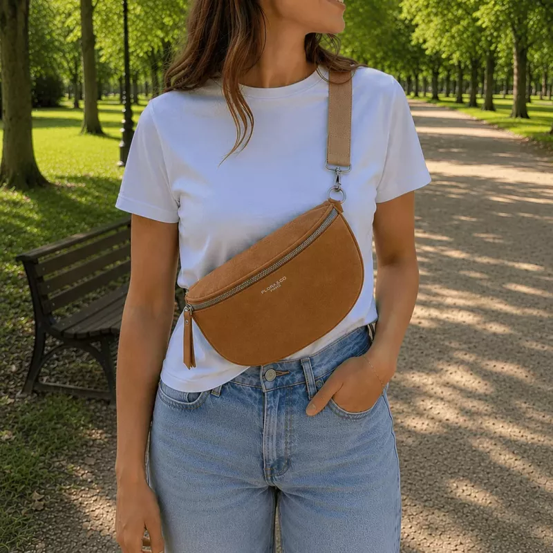 Sac banane femme synthétique multi-poches | Grossiste Référence Mode
