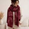 Écharpe motifs tigres et léopards