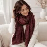 Écharpe femme florale 100% viscose 90x180 cm | Grossiste Référence Mode