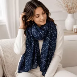 Écharpe femme florale 100% viscose 90x180 cm | Grossiste Référence Mode