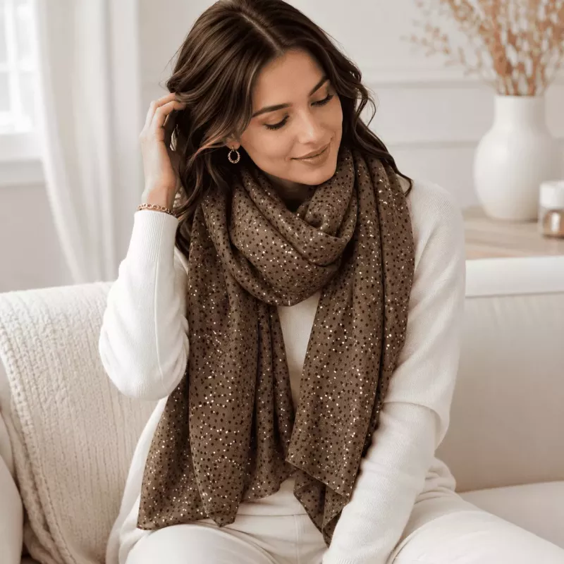 Écharpe femme florale 100% viscose 90x180 cm | Grossiste Référence Mode