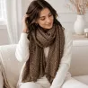 Écharpe femme florale 100% viscose 90x180 cm | Grossiste Référence Mode