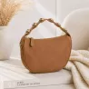 Sac à main femme poignée dorée avec bandoulière | Grossiste Référence Mode