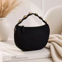 Sac à main femme poignée dorée avec bandoulière | Grossiste Référence Mode