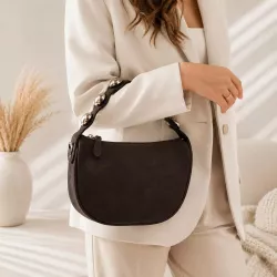 Sac à main femme poignée dorée avec bandoulière | Grossiste Référence Mode
