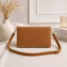 Petit sac bandoulière femme à clous dorés 20x11 cm | Grossiste Référence Mode