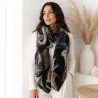 Écharpe femme imprimé abstrait 180x85 cm 100% polyester | Grossiste accessoires de mode