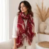 Écharpe femme imprimé abstrait 180x85 cm 100% polyester | Grossiste accessoires de mode