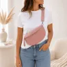 Sac banane femme synthétique multi-poches | Grossiste Référence Mode