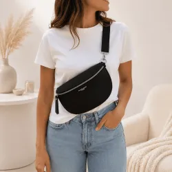 Sac banane femme synthétique multi-poches | Grossiste Référence Mode