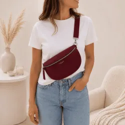 Sac banane femme synthétique multi-poches | Grossiste Référence Mode