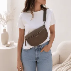 Sac banane femme synthétique multi-poches | Grossiste Référence Mode