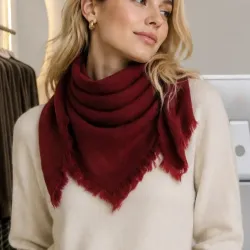 Écharpe carrée douce