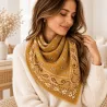 Écharpe carrée motif bandana