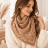 Écharpe carrée motif bandana
