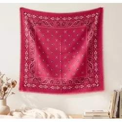 Écharpe carrée motif bandana