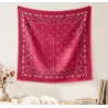 Écharpe carrée motif bandana