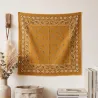Écharpe carrée motif bandana