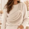 Sac banane en fausse fourrure