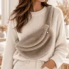 Sac banane en fausse fourrure