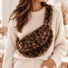 Sac banane en fausse fourrure