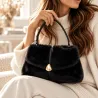 Sac à main en fausse fourrure
