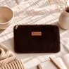 Pochette fausse fourrure « Amour »