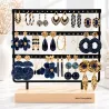 Pack de 18 Paires de Boucles d'Oreilles Marine en Acier Inoxydable sur Présentoir