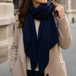 Écharpe biseautée femme douce 130 x 70 cm | Référence Mode