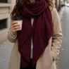 Écharpe biseautée femme douce 130 x 70 cm | Référence Mode