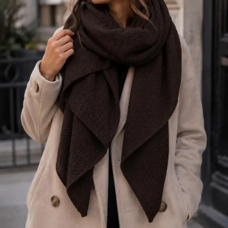 Écharpe biseautée femme douce 130 x 70 cm | Référence Mode