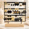 copy of copy of Pack de 18 boucles d'oreilles acier - noir