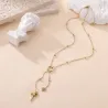 Collier Y Étoiles Doré en Acier Inoxydable – Grossiste