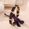 Lot de 10 bracelets dorés à rubans satinés et nœuds