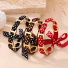 Pack de 3 Bracelets Tendance en Acier– Rubans à Pois
