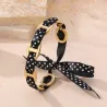 Pack de 3 Bracelets Tendance en Acier– Rubans à Pois