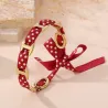 Pack 3 Bracelets Acier Inoxydable Doré à Pois | Grossiste