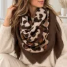 Foulard Carré Léopard Femme 110x110 cm | Grossiste