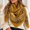 Foulard Carré Bandana Cachemire Femme 110x110 | Grossiste