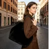 Sac Cabas Fausse Fourrure Femme 33x30 cm | Grossiste