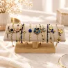 Pack de 12 bracelets acier - marine