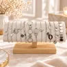 Pack de 12 bracelets acier - argenté