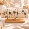 Pack de 12 bracelets acier inoxydable - GRIS