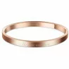 Bracelet acier rosé message ma soeur, mon amie
