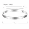 Bracelet acier argenté message les copines d'abord