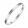 Bracelet acier argenté message les copines d'abord