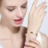 Bracelet acier rosé message mamie d'amour