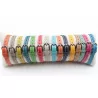 Pack de 16 bracelets en cuir