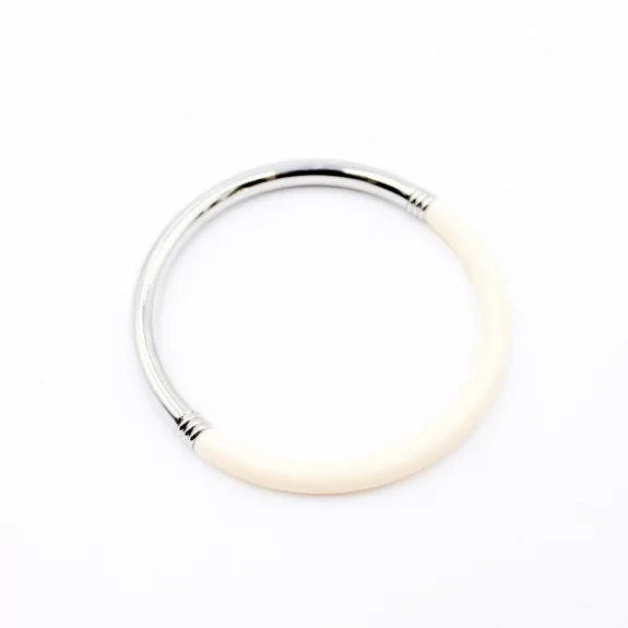 Jonc acier et acrylique de...